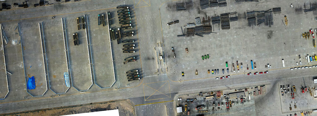Aerial photogrammetric pavement assessment