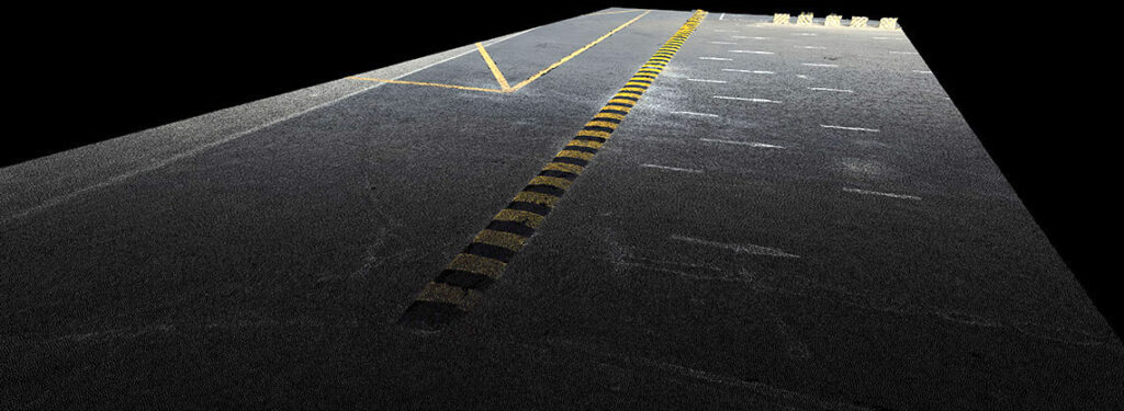 Aerial photogrammetric pavement assessment