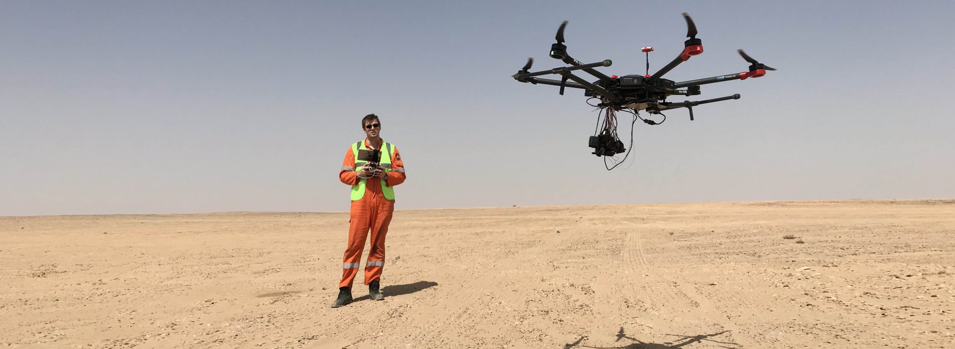 Shell PDO Oman Seismic Nodes Dropping Terra Drone｜Global UAV company