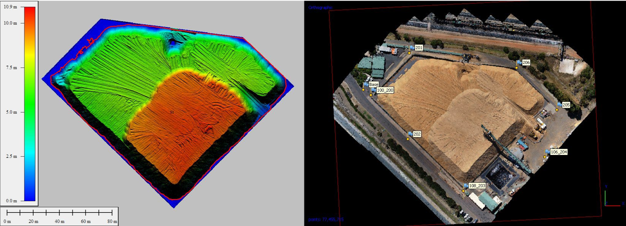 drone volumetric survey